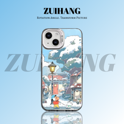 蠟筆小新彩銀防摔手機殼-ZUIHANG SHOP