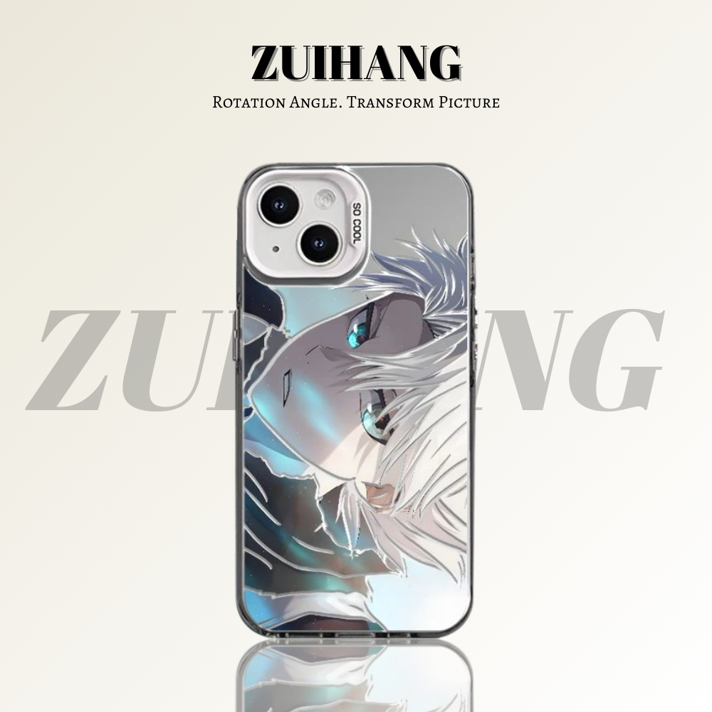 【大集合1.0】動漫彩銀線條漸變防摔手機殼-ZUIHANG SHOP