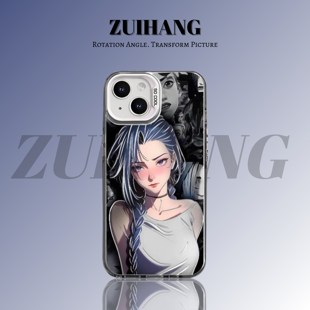英雄聯盟：奧術彩銀線條漸變防摔手機殼-ZUIHANG SHOP