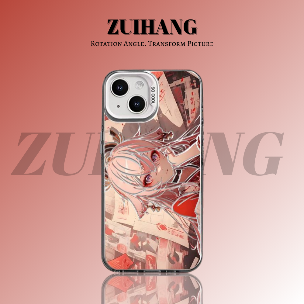 原神彩銀線條漸變防摔手機殼-ZUIHANG SHOP