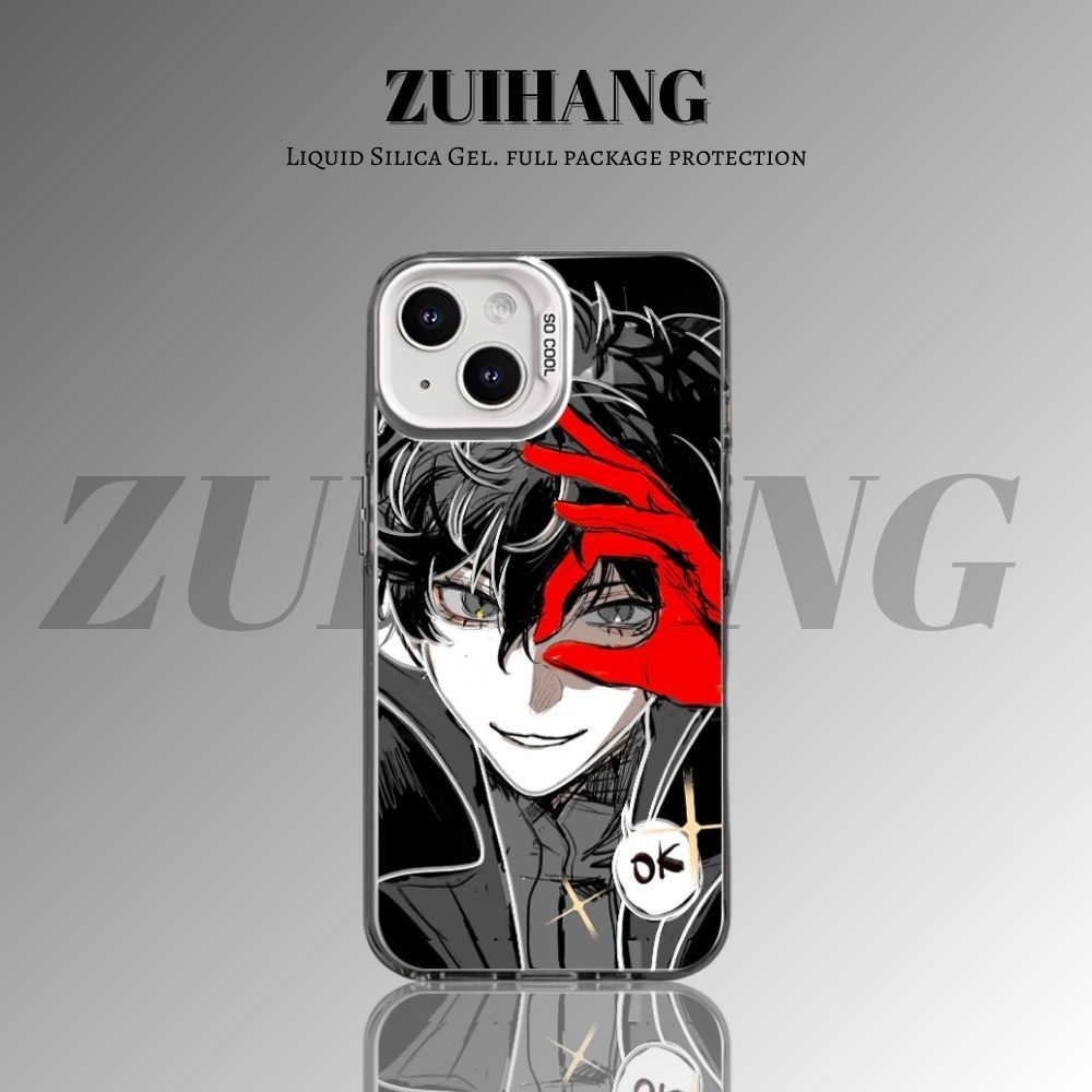 【大集合1.0】動漫彩銀線條漸變防摔手機殼-ZUIHANG SHOP