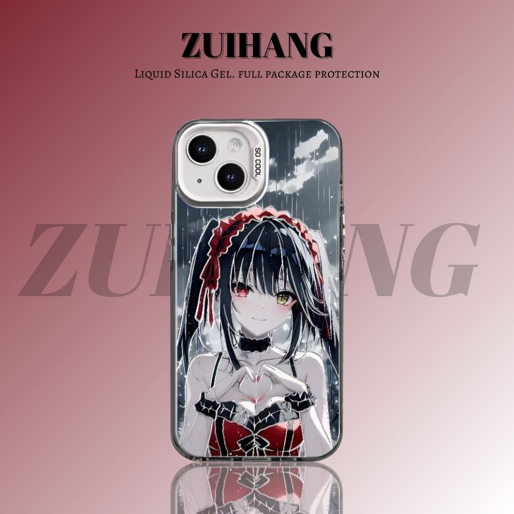 約會大作戰彩銀線條漸變防摔手機殼-ZUIHANG SHOP