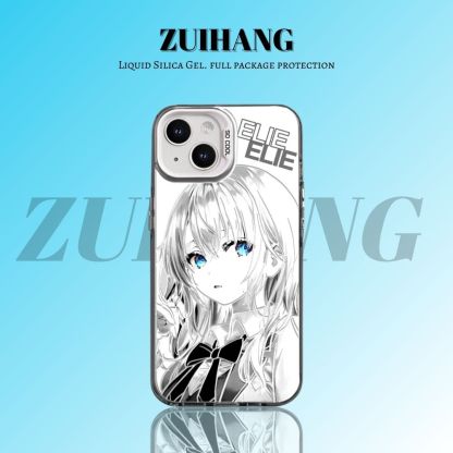 遮羞艾莉彩銀線條漸變防摔手機殼-ZUIHANG SHOP
