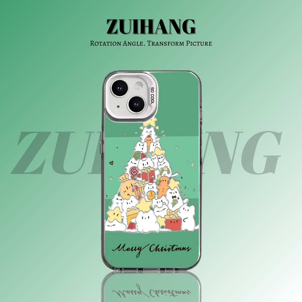 可愛卡通彩銀線條漸變防摔手機殼-ZUIHANG SHOP