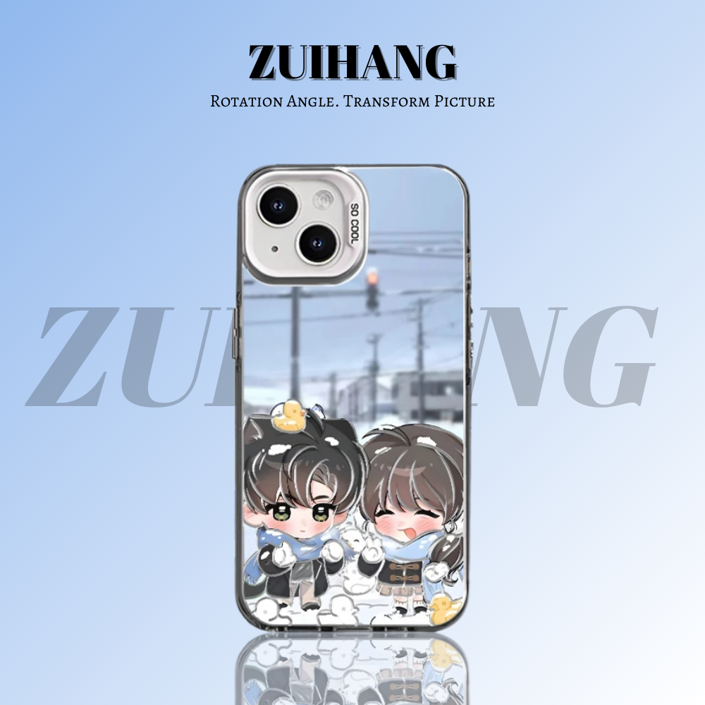 戀與深空彩銀線條漸變防摔手機殼-ZUIHANG SHOP