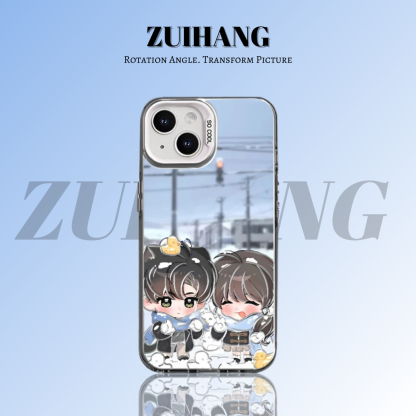 戀與深空彩銀線條漸變防摔手機殼-ZUIHANG SHOP