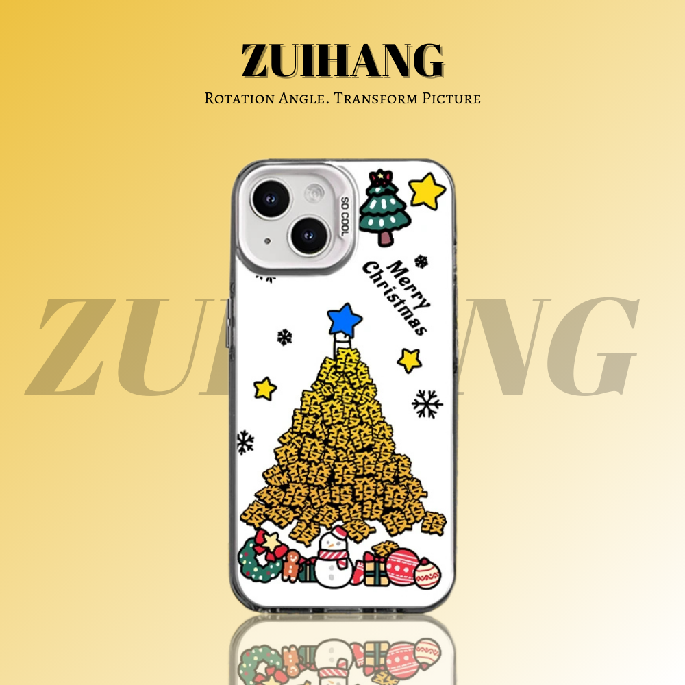可愛卡通彩銀線條漸變防摔手機殼-ZUIHANG SHOP