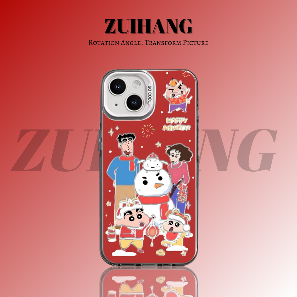 蠟筆小新彩銀防摔手機殼-ZUIHANG SHOP