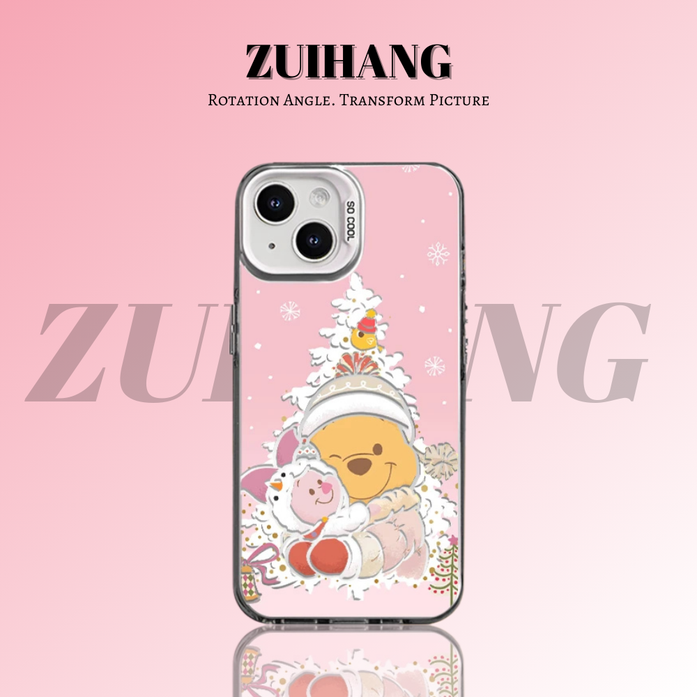 可愛卡通彩銀線條漸變防摔手機殼-ZUIHANG SHOP