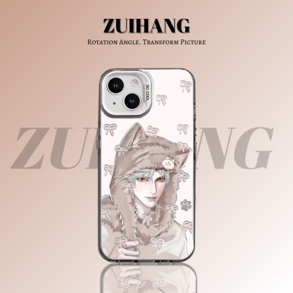 戀與深空彩銀線條漸變防摔手機殼-ZUIHANG SHOP