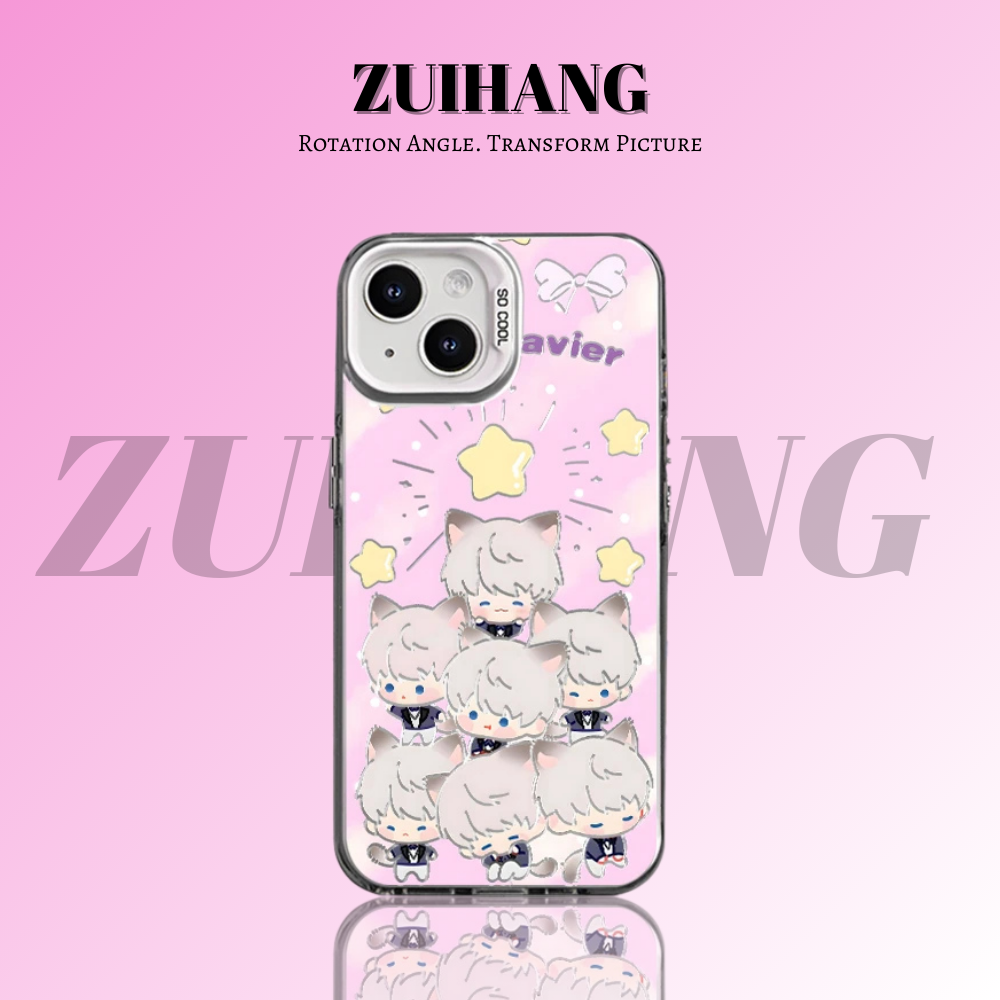 戀與深空彩銀線條漸變防摔手機殼-ZUIHANG SHOP