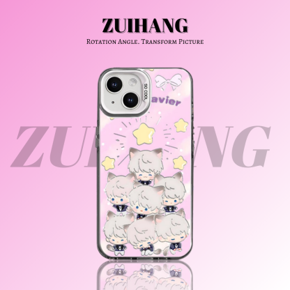 戀與深空彩銀線條漸變防摔手機殼-ZUIHANG SHOP