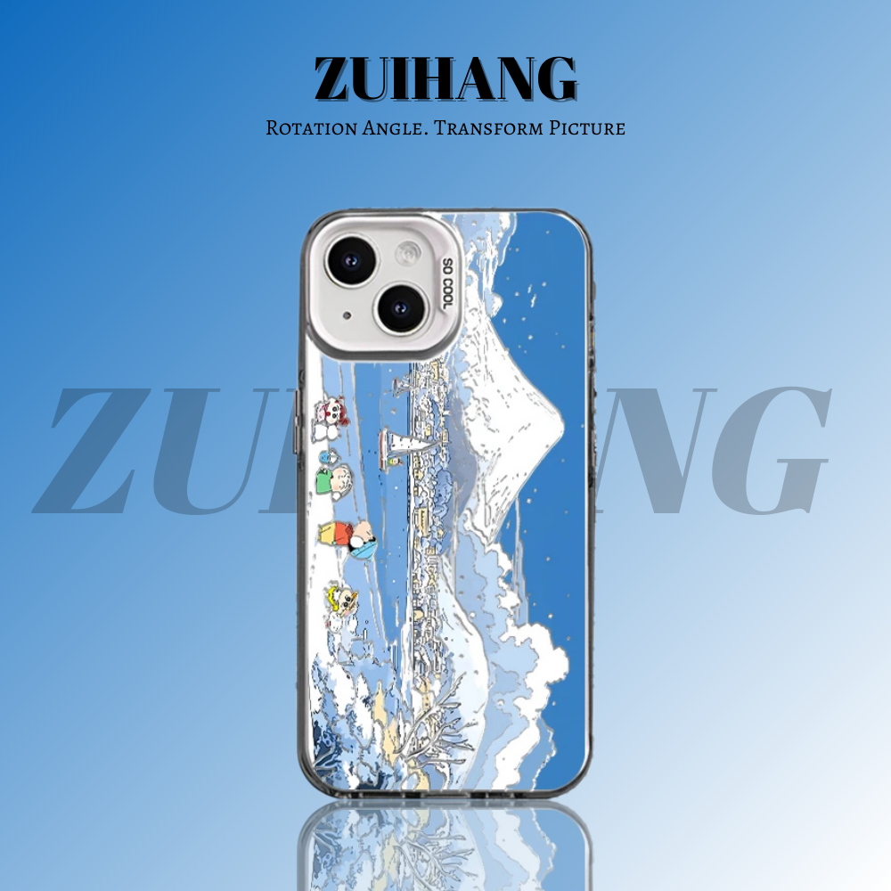 蠟筆小新彩銀防摔手機殼-ZUIHANG SHOP