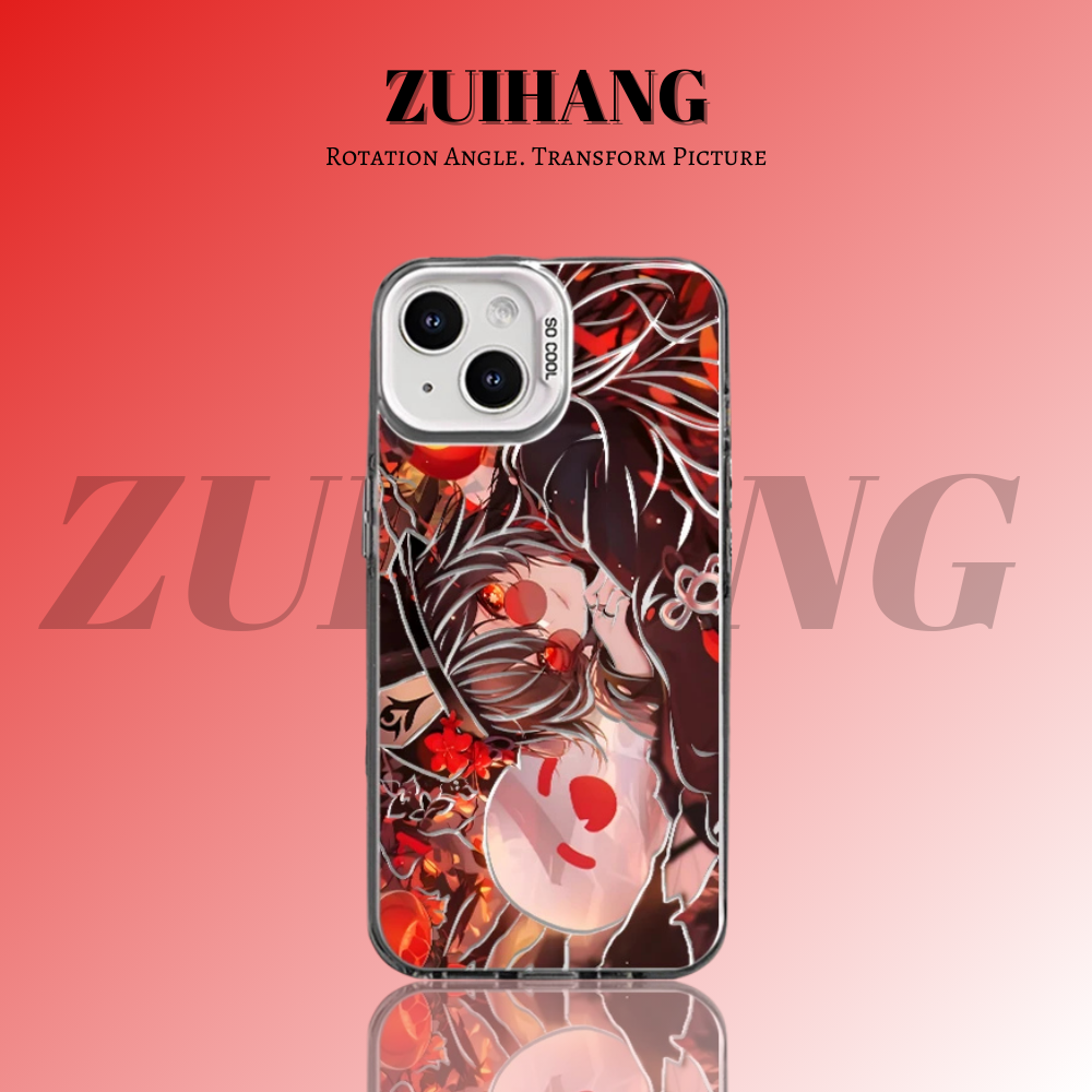 原神彩銀線條漸變防摔手機殼-ZUIHANG SHOP