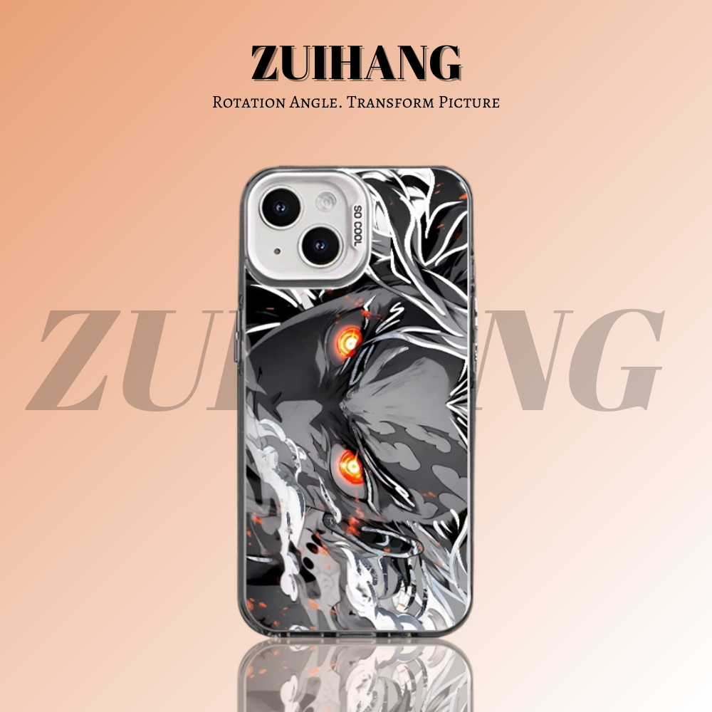 鬼滅之刃彩銀線條漸變防摔手機殼-ZUIHANG SHOP
