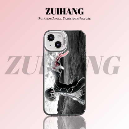 反叛的魯路修彩銀線條漸變防摔手機殼-ZUIHANG SHOP