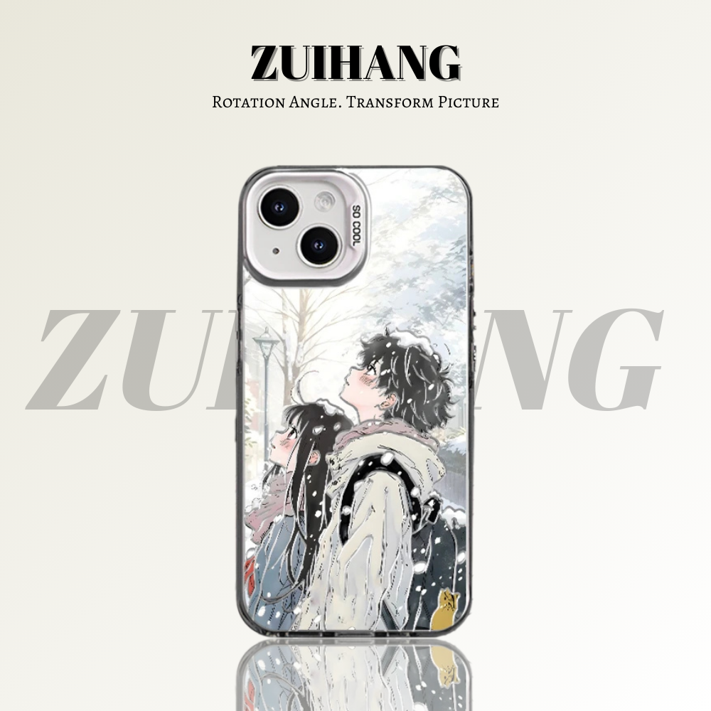 原創彩銀線條漸變防摔手機殼-ZUIHANG SHOP