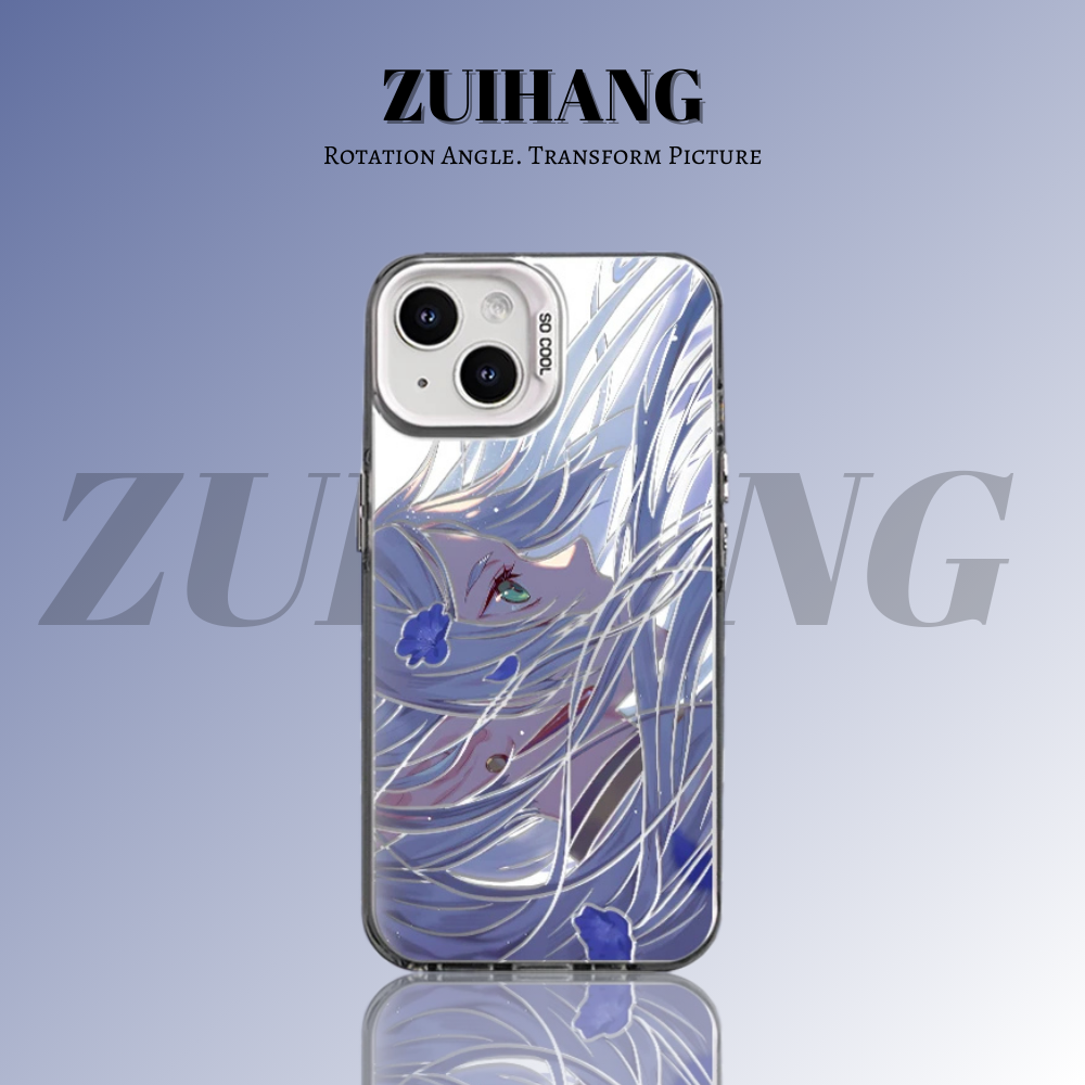 芙莉蓮彩銀線條漸變防摔手機殼-ZUIHANG SHOP