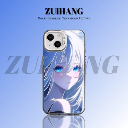 原創彩銀線條漸變防摔手機殼-ZUIHANG SHOP