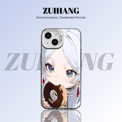 芙莉蓮彩銀線條漸變防摔手機殼-ZUIHANG SHOP