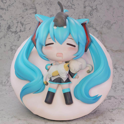 潮社工作室 貓音 初音 Q版雕像