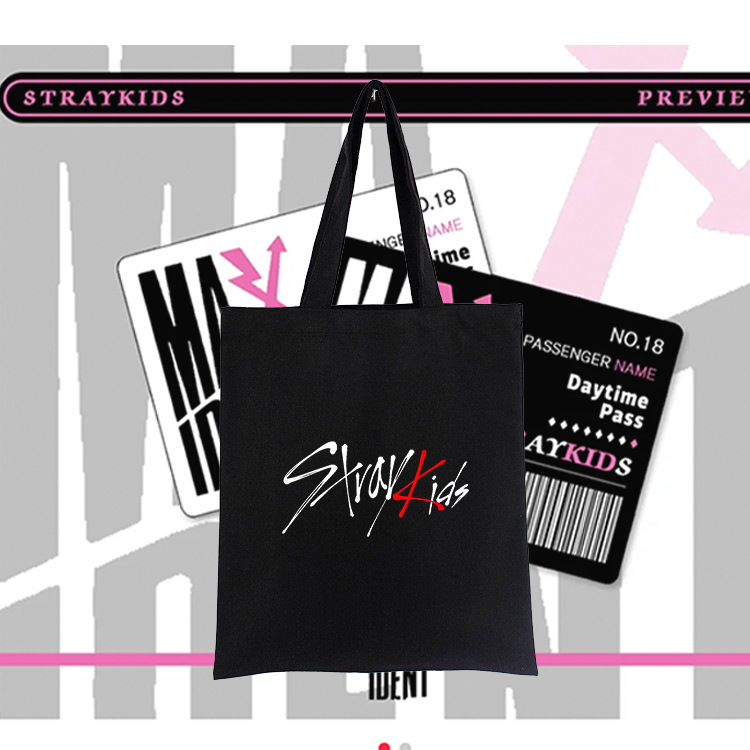 Stray Kids 同人應援週邊 帆布手提袋
