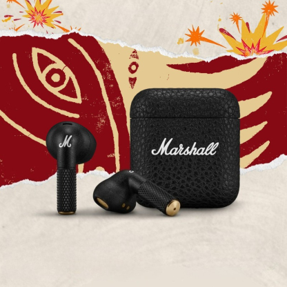 MARSHALL MINOR IV 馬歇爾半入耳式藍牙耳機 - TWS 無線超長續航大電量