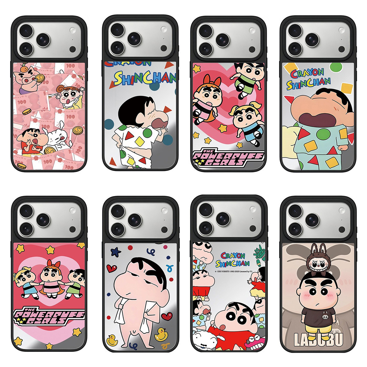 蠟筆小新 MagSafe 兼容鏡面強韌防摔手機殼