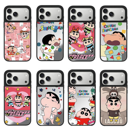 蠟筆小新 MagSafe 兼容鏡面強韌防摔手機殼