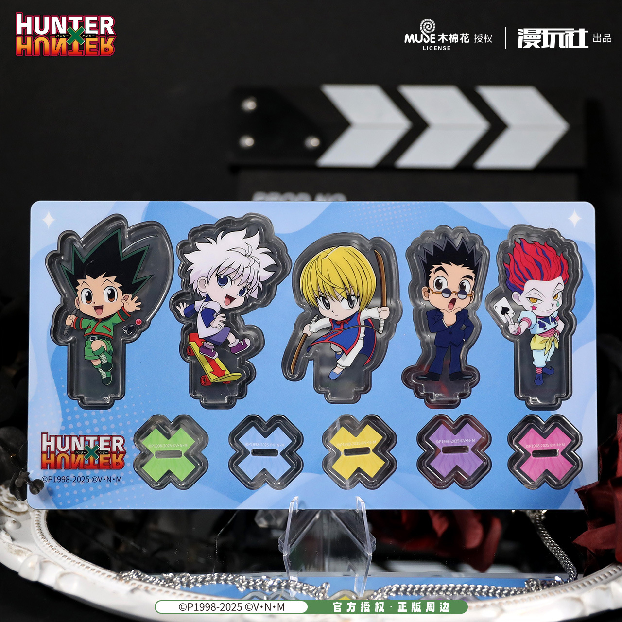 漫玩社 正版 HUNTER×HUNTER 小傑奇犽酷拉皮卡 Q萌mini立牌 動畫週邊