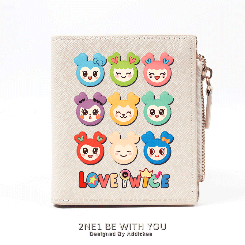 TWICE 兔瓦斯女團週邊 同款粉絲應援 高顏值錢包