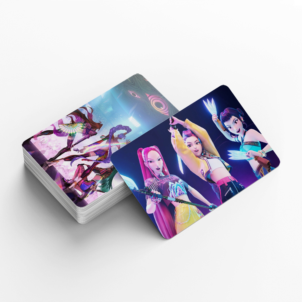 Kpop 獵魔女團全套收藏紀念週邊 LOMO小卡