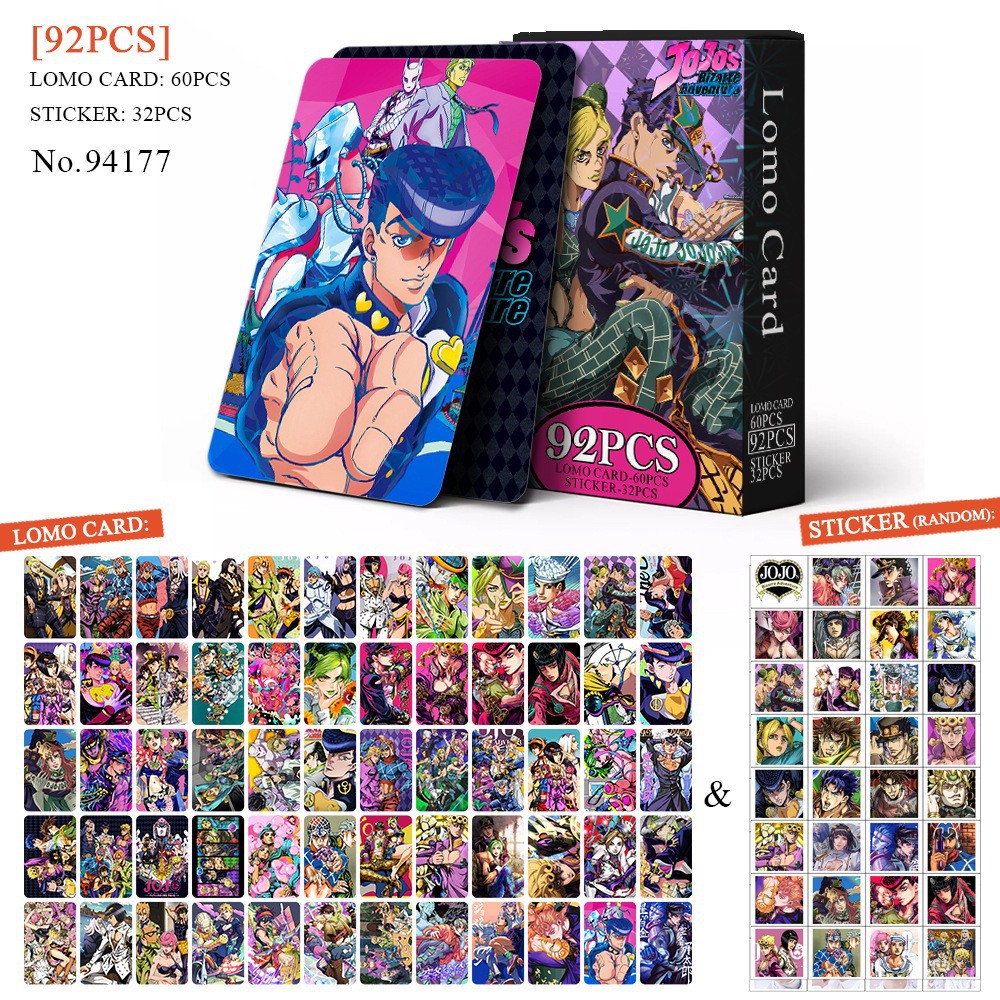 JOJO的奇妙冒險全套收藏紀念週邊 LOMO小卡