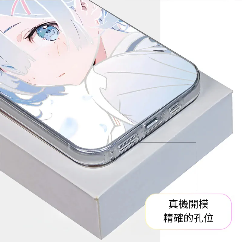 Re:Zero 彩銀線條漸變防摔手機殼-ZUIHANG SHOP
