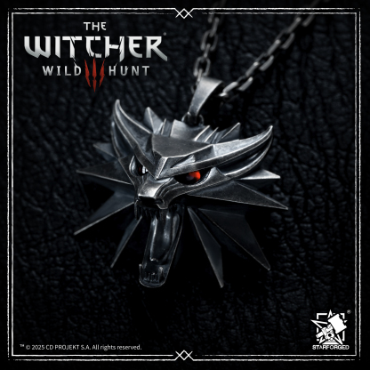 星辰鑄造 巫師III 遊戲週邊 狼學派勳章吊墜