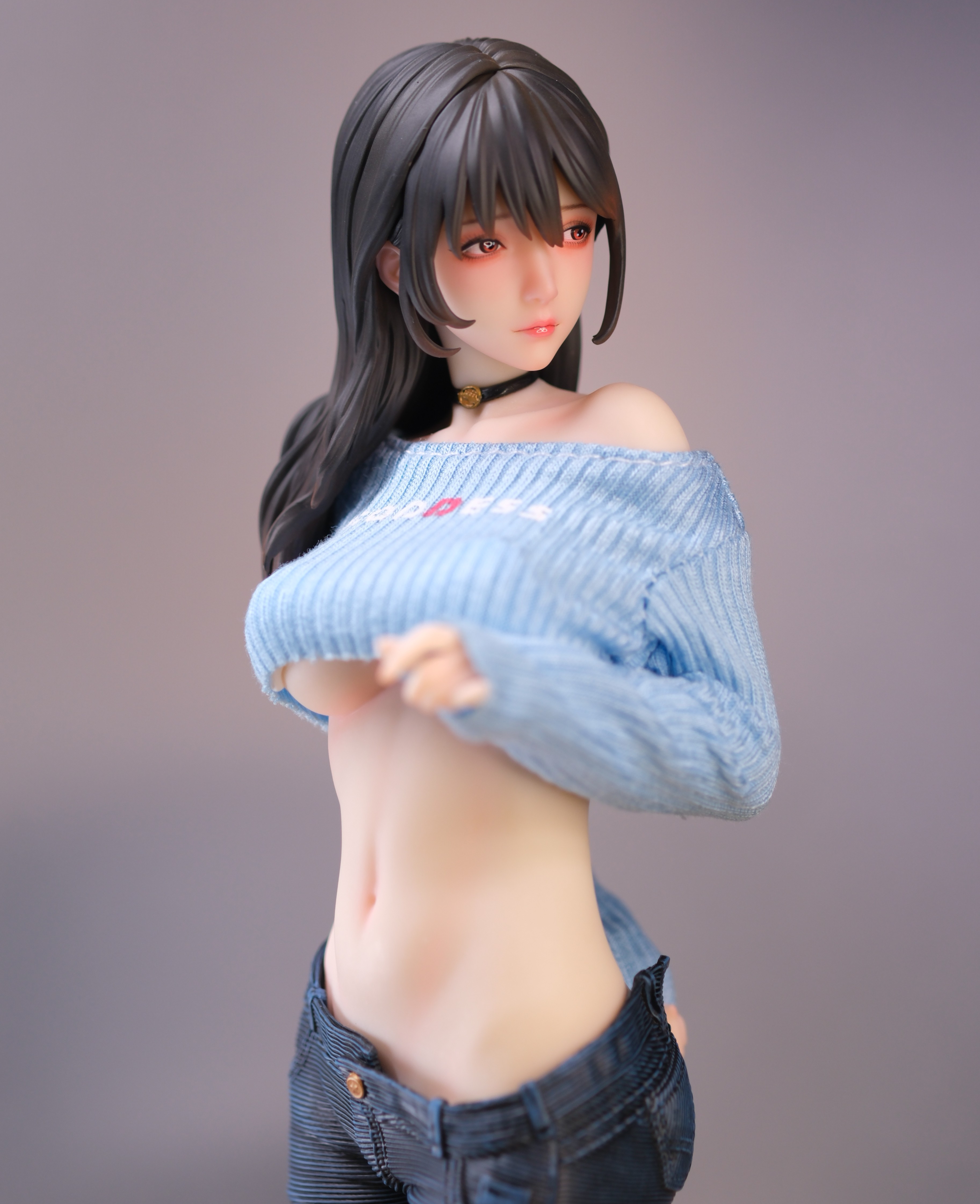 She is real*hitomio 拾六 吉他妹妹 1/6 雕像 真實布料