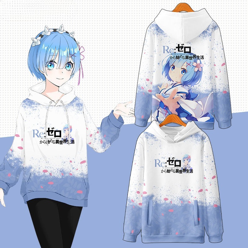 從零開始的异世界生活 親子情侶男女款連帽衛衣-ZUIHANG SHOP