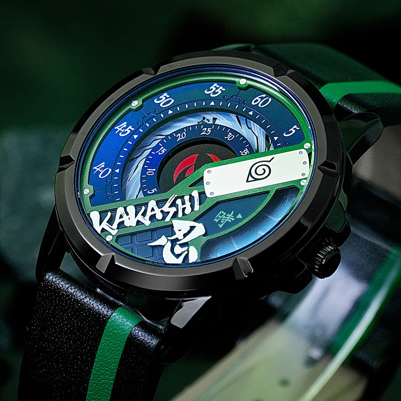 卡卡西輪盤讀數石英表