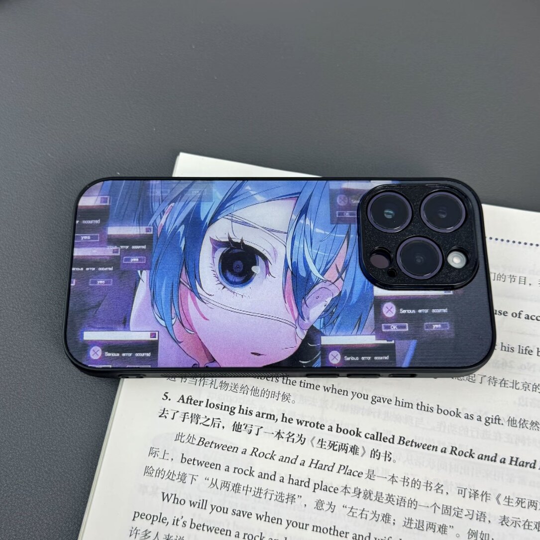 初音未來眨眼光柵動態手機殼