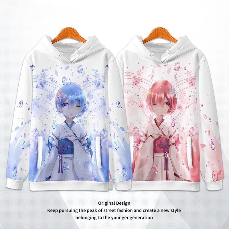 從零開始的异世界生活 親子情侶男女款連帽衛衣-ZUIHANG SHOP