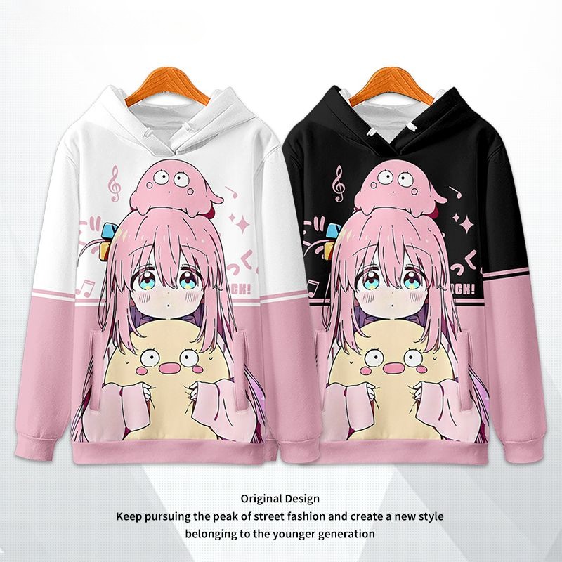 孤獨搖滾 親子情侶男女款連帽衛衣-ZUIHANG SHOP