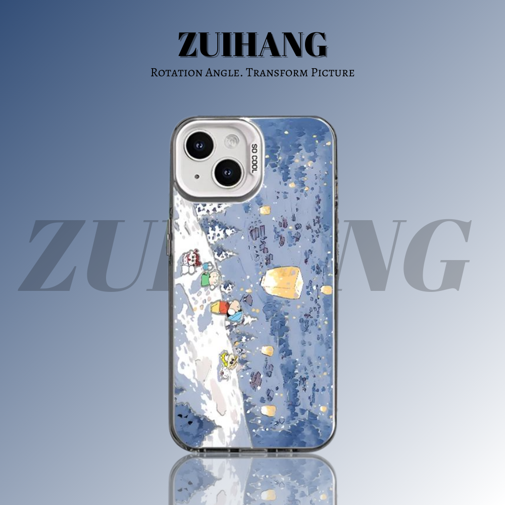 蠟筆小新彩銀防摔手機殼-ZUIHANG SHOP