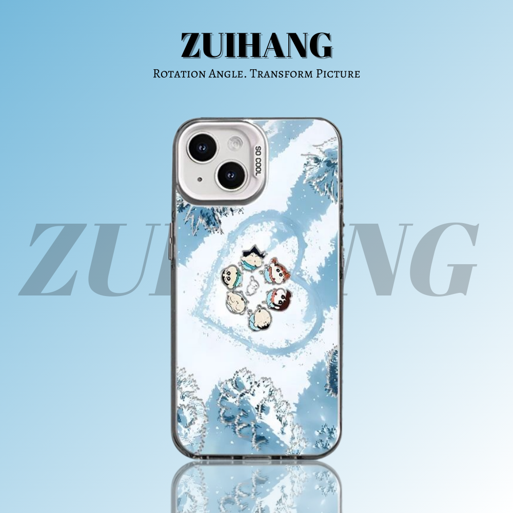 蠟筆小新彩銀防摔手機殼-ZUIHANG SHOP