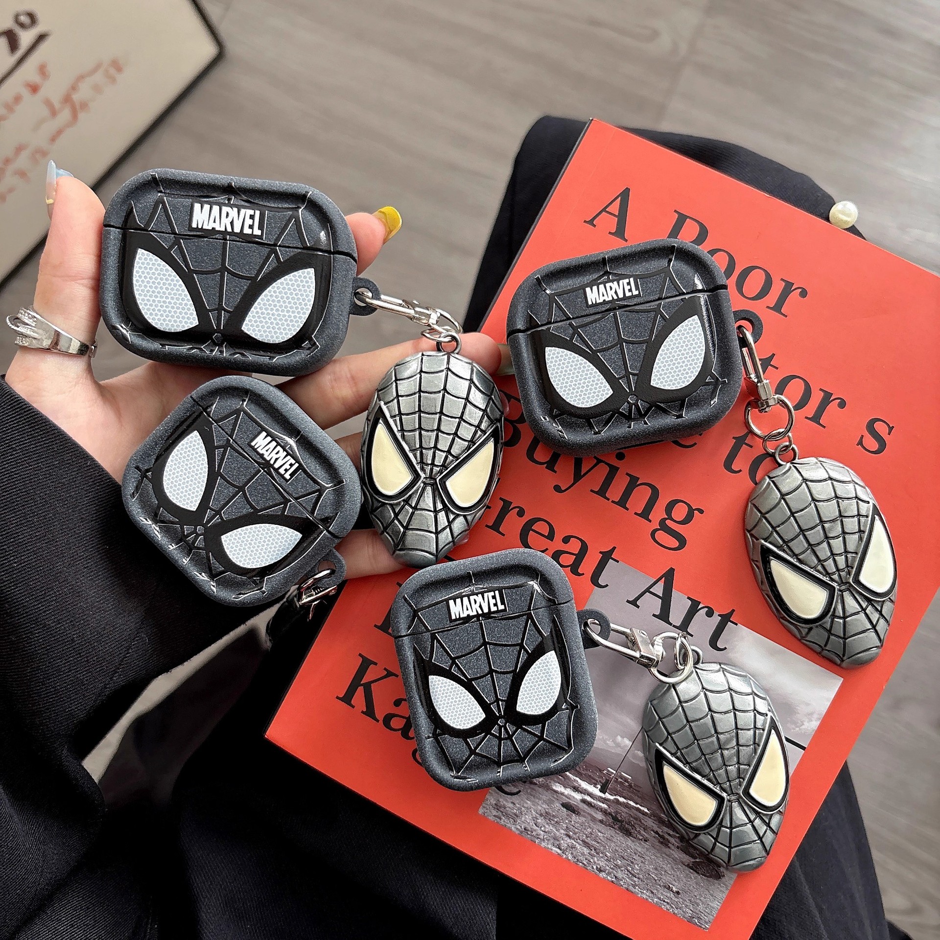 蜘蛛人 Spider-Man 高級灰防摔耳機殼