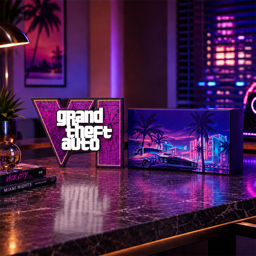 GTA6 遊戲周邊燈光擺飾｜俠盜獵車手6・R星電玩精品