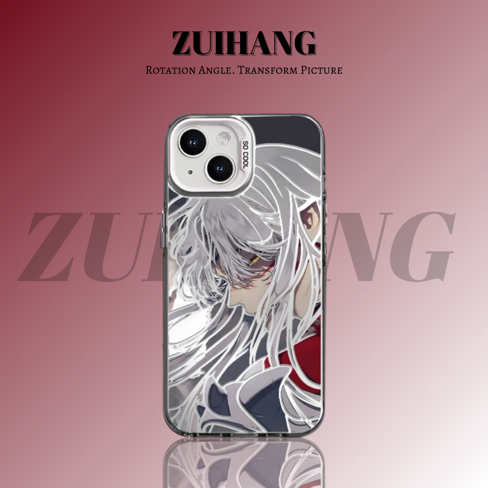 犬夜叉彩銀線條漸變防摔手機殼-ZUIHANG SHOP