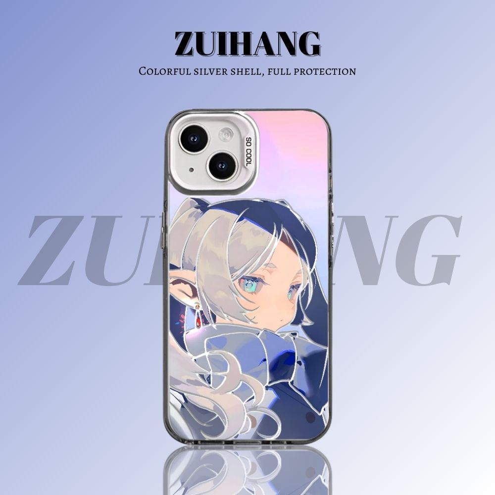 芙莉蓮彩銀線條漸變防摔手機殼-ZUIHANG SHOP