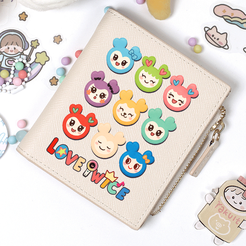 TWICE 兔瓦斯女團週邊 同款粉絲應援 高顏值錢包