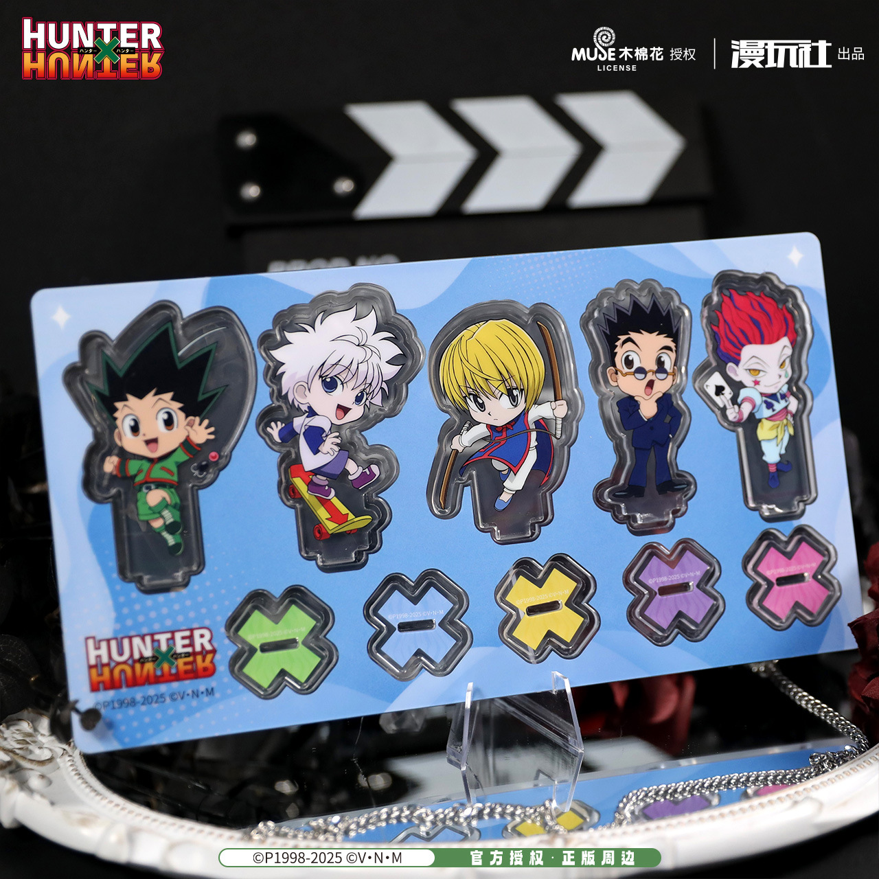 漫玩社 正版 HUNTER×HUNTER 小傑奇犽酷拉皮卡 Q萌mini立牌 動畫週邊