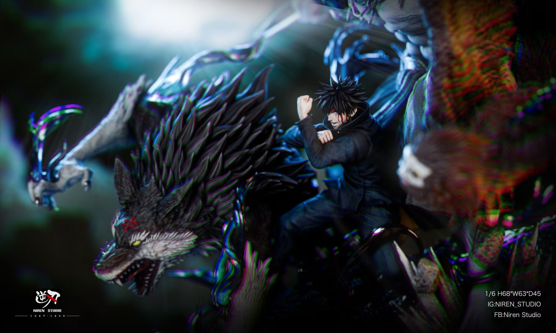 逆刃工作室 咒術1/6系列03彈 伏黑惠